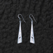 Heron Triangle Earrings