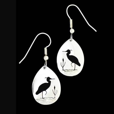  Heron In The Reeds Earrings