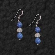Lapis and Moonstone Earrings