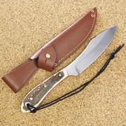 Grohmann Survival Big Game Knife with Staghorn Handle
