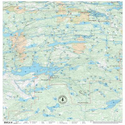  True North Maps Cloth Map 14