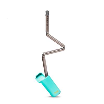  Final Straw Collapsible Reusable Stainless Straw With Compact Teal Case
