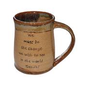 Short Mug with Gandhi Quote