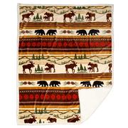Hinterland Moose and Bears Throw