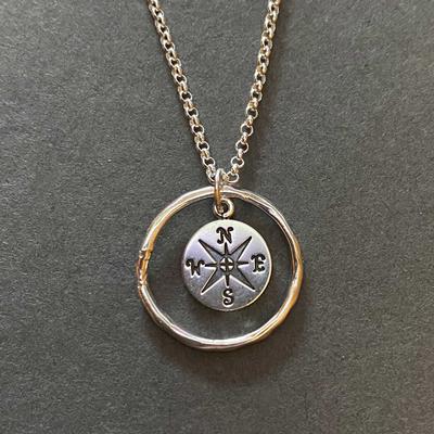  Find Your Adventure Compass Necklace