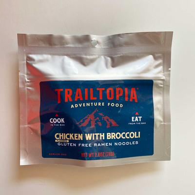 Trailtopia Ramen Noodles - Chicken flavored with Broccoli
