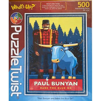 Paul Bunyan and Babe the Blue Ox Puzzle  