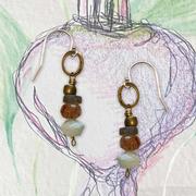 Sunstone Stack Earrings