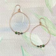 Turquoise Hoop Earrings