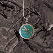 Green Dragonfly Pendant