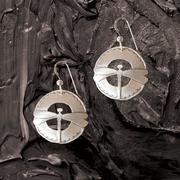 Dragonfly Circle Earrings