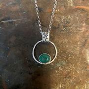 Turquoise Circle Pendant