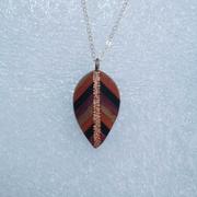 Wood Leaf Necklace