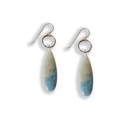 Blue Calcite Tear Drop Earrings