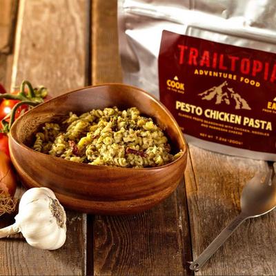  Trailtopia Pesto Chicken Pasta