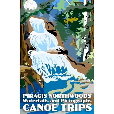 Waterfalls and Pictographs Trip Print