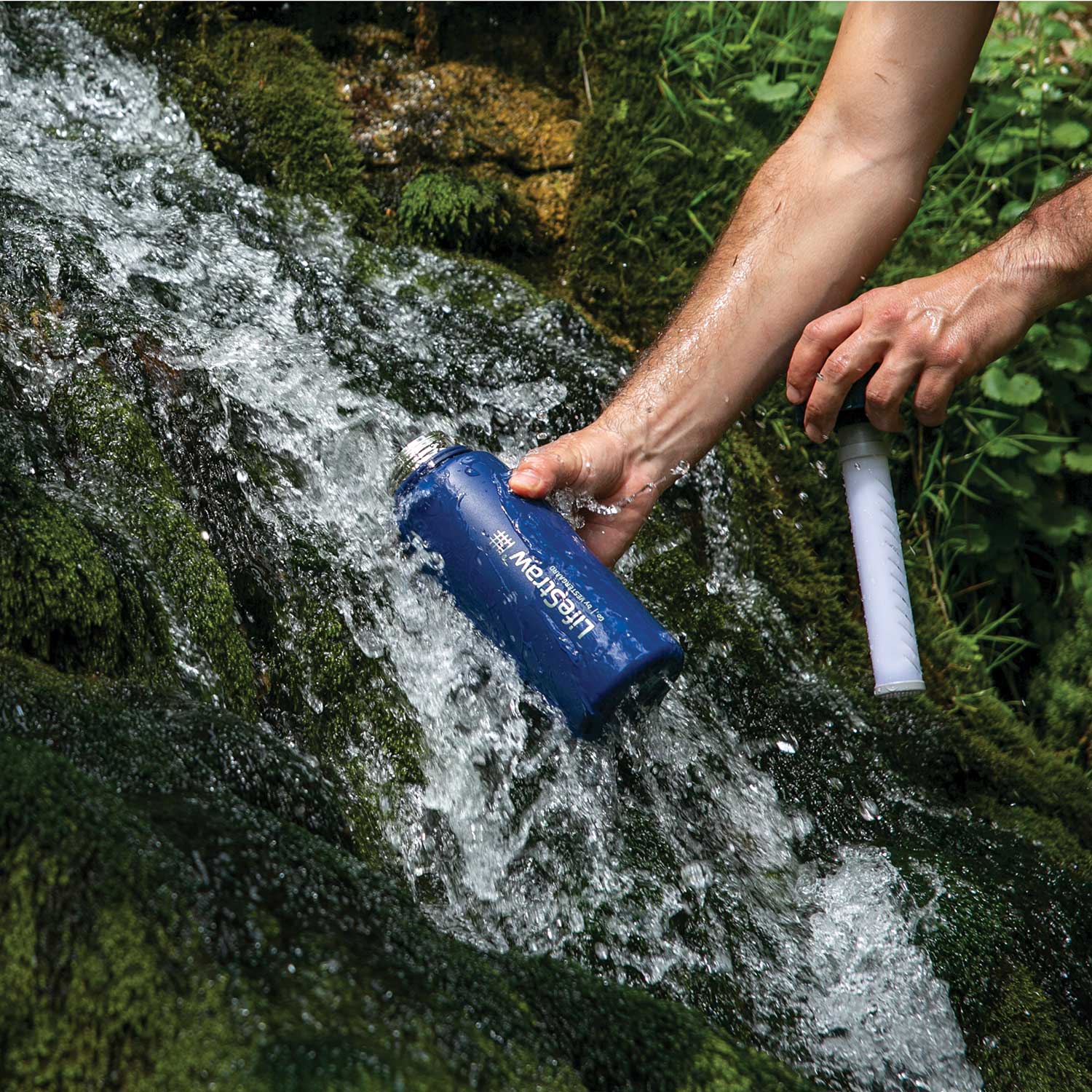 Go Series Filter Bottle Stainless 24oz By Lifestraw | Boundary Waters  Catalog