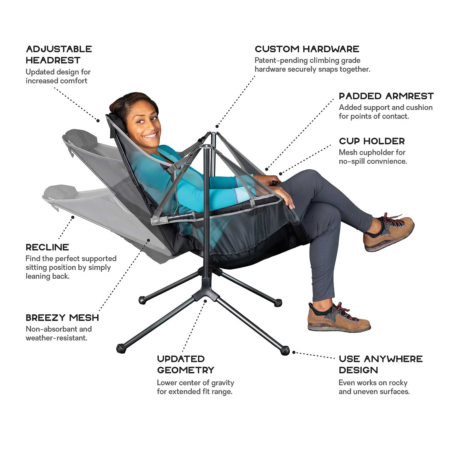 Stargazer Recliner Luxury Camp Chair By Nemo Equipment Boundary Waters Catalog